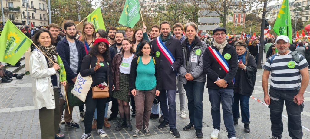 Grève 18 octobre élus écologistes